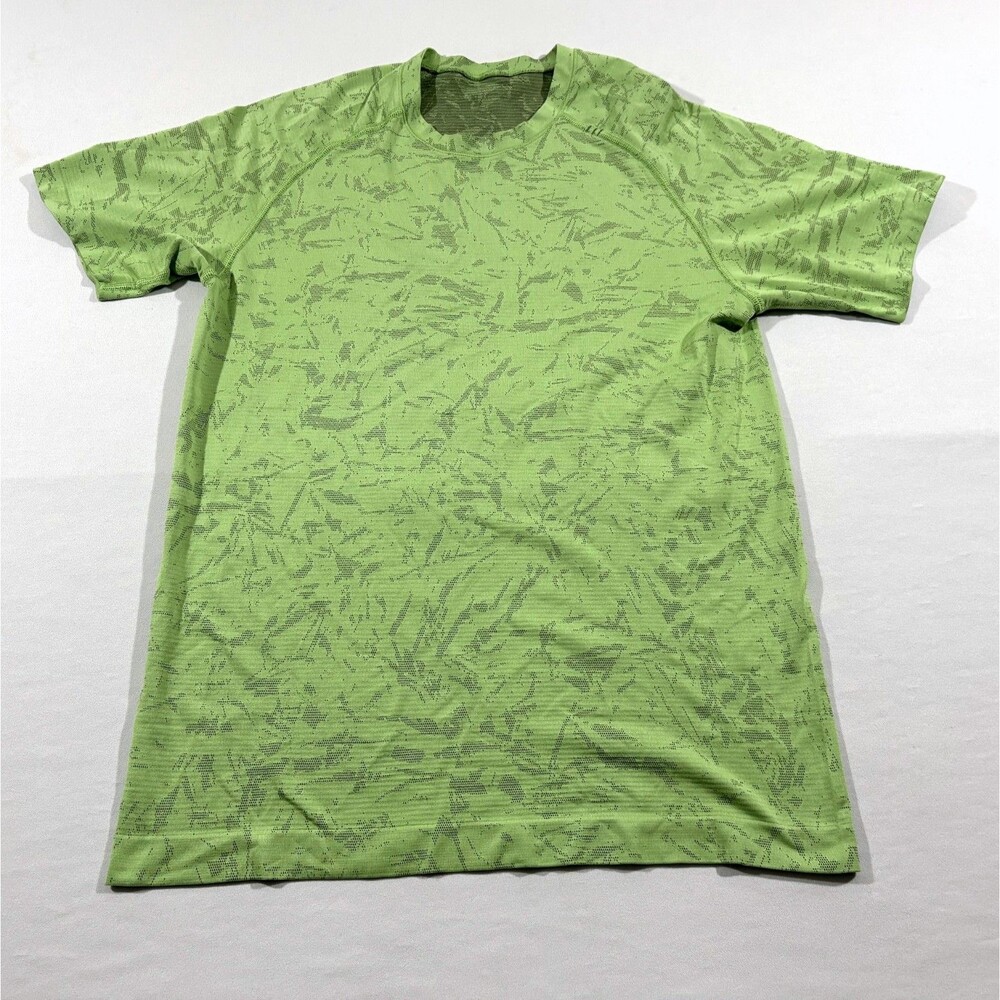Lululemon Green Camo Mens Metal Vent Tech Tee Short Sleeve 2.0 T-Shirt Gym Sz S